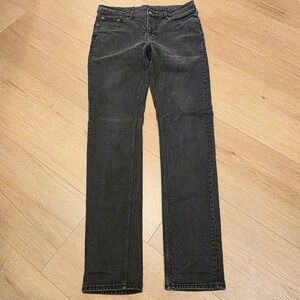 Cheap Monday Jeans Men's 32x36 Tall Dark Denim Sonic Black Mode Straight